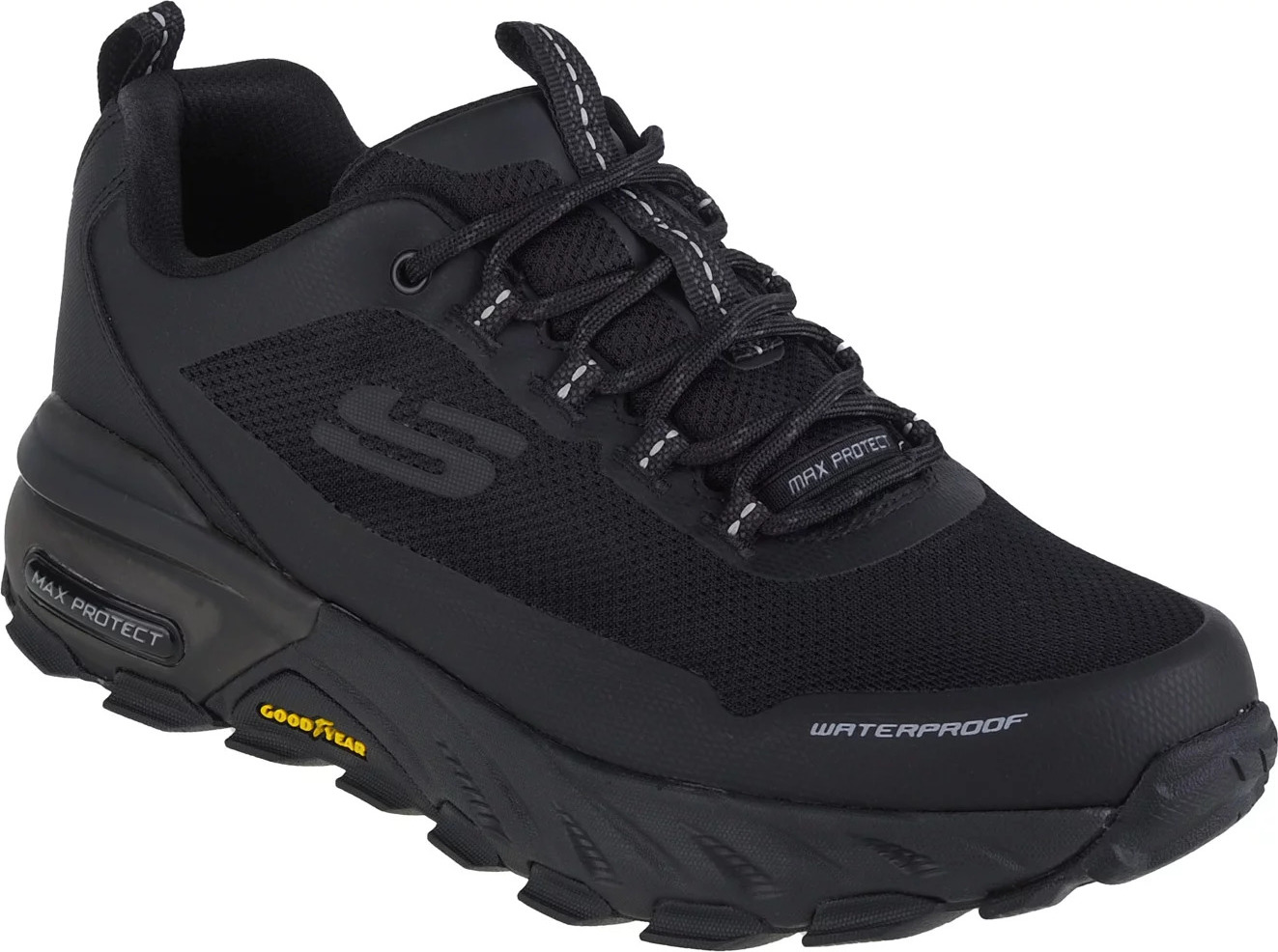 ČERNÁ PÁNSKÁ SPORTOVNÍ OBUV SKECHERS MAX PROTECT-FAST TRACK 237304-BBK Velikost: 42