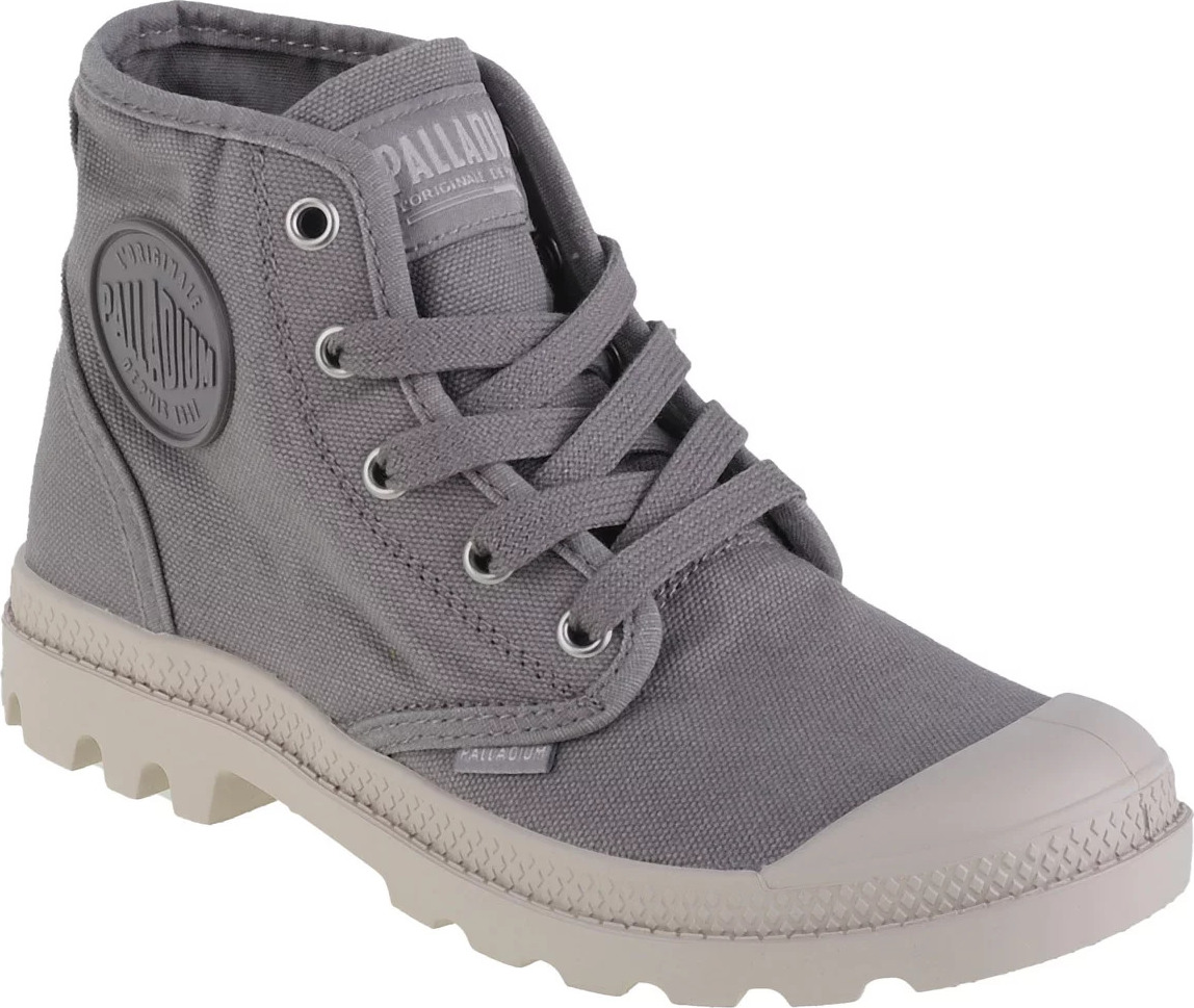 ŠEDÉ DÁMSKÉ KOTNÍKOVÉ TENISKY PALLADIUM PAMPA HI 92352-071-M Velikost: 37