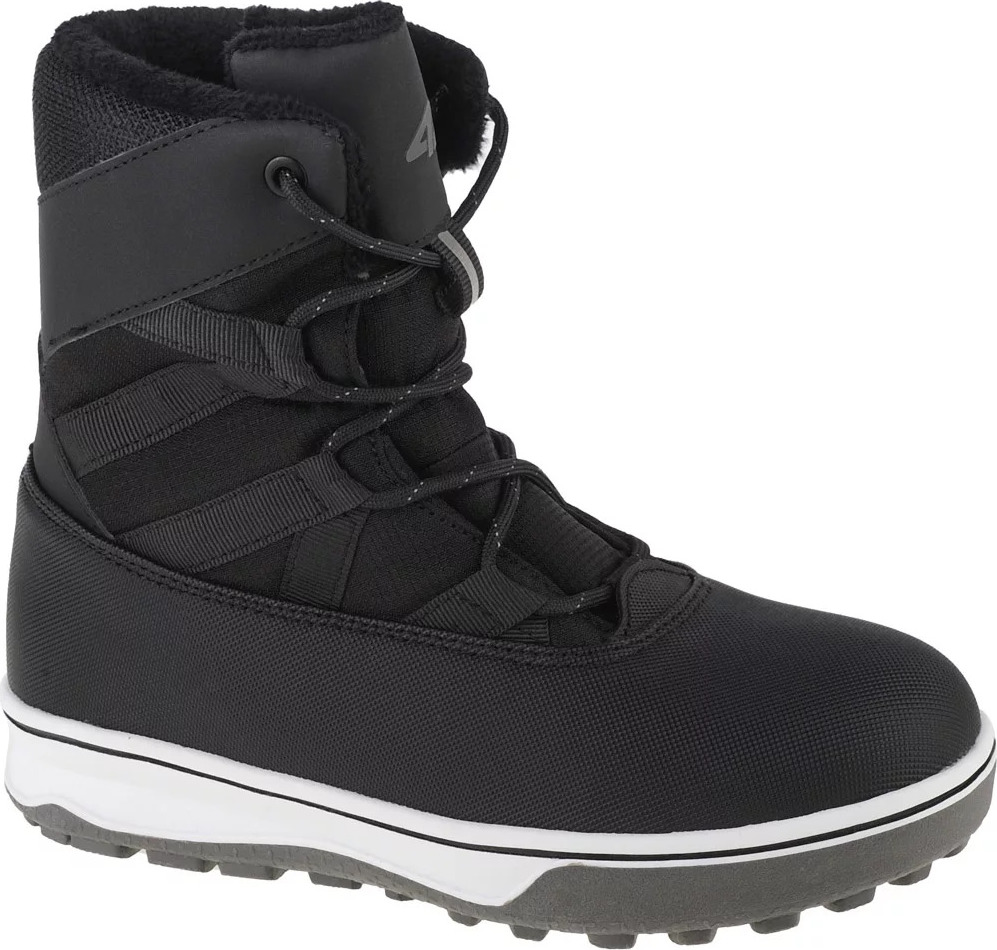 ČERNÉ DÍVČÍ SNĚHULE 4F KIDS SNOW BOOTS 4FJAW22FSBSF005-20S Velikost: 33