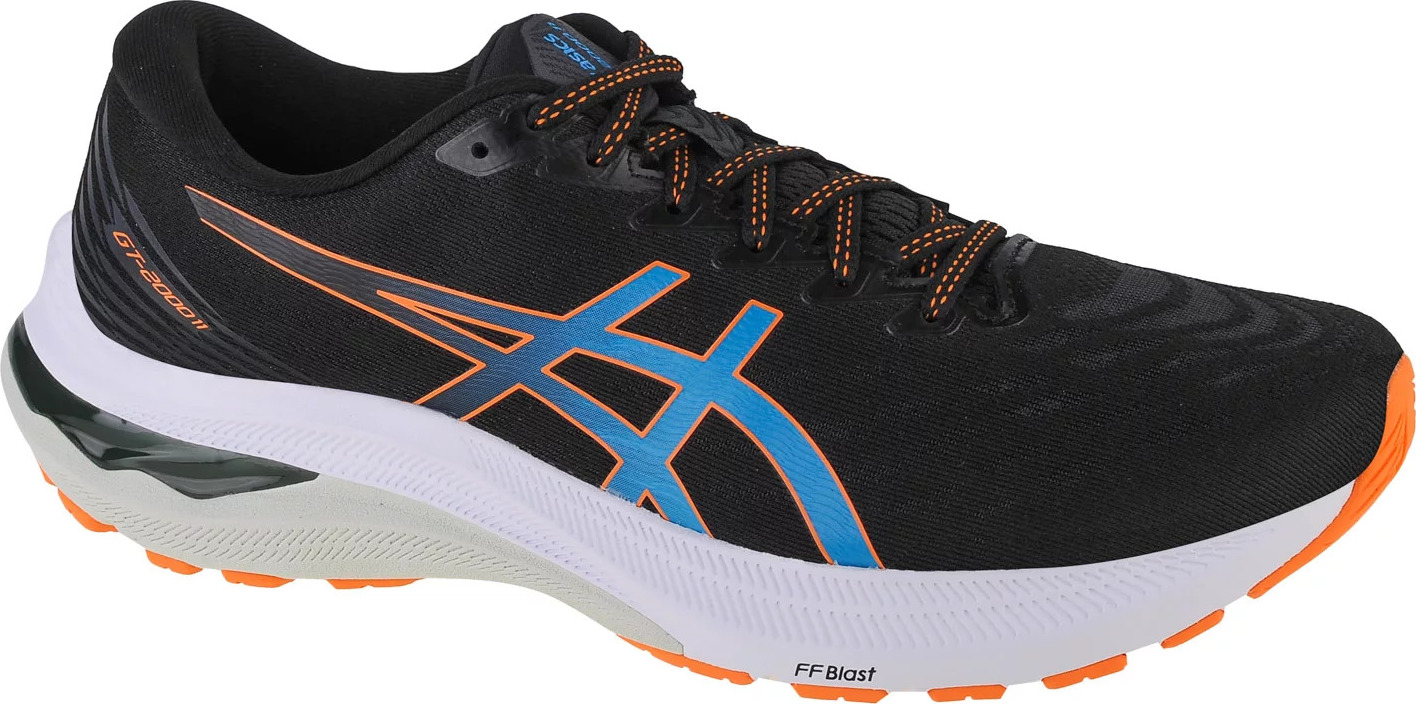 ČERNÉ PÁNSKÉ BĚŽECKÉ TENISKY ASICS GT-2000 11 1011B441-006 Velikost: 42