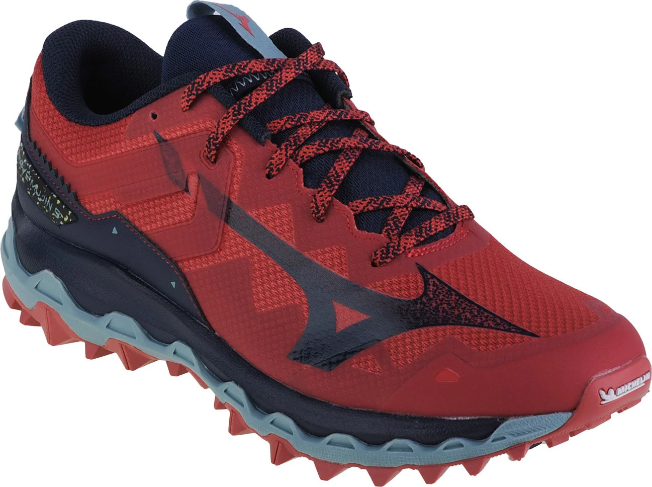 ČERVENÉ TRAILOVÉ PÁNSKÉ BOTY MIZUNO WAVE MUJIN 9 J1GJ227003 Velikost: 43