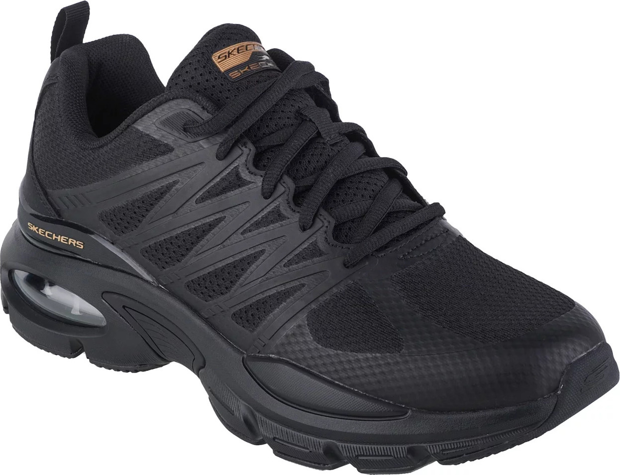 ČERNÉ PÁNSKÉ TENISKY SKECHERS SKECH-AIR VENTURA REVELL 232657-BBK Velikost: 42.5