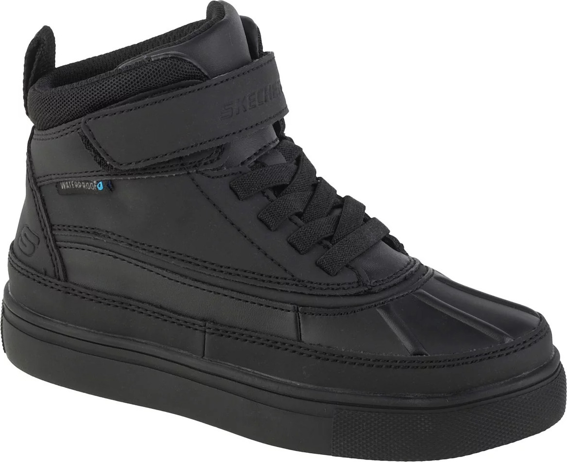 ČERNÉ KOTNÍKOVÉ TENISKY SKECHERS CITY POINT - MERLOX 405624L-BBK Velikost: 33