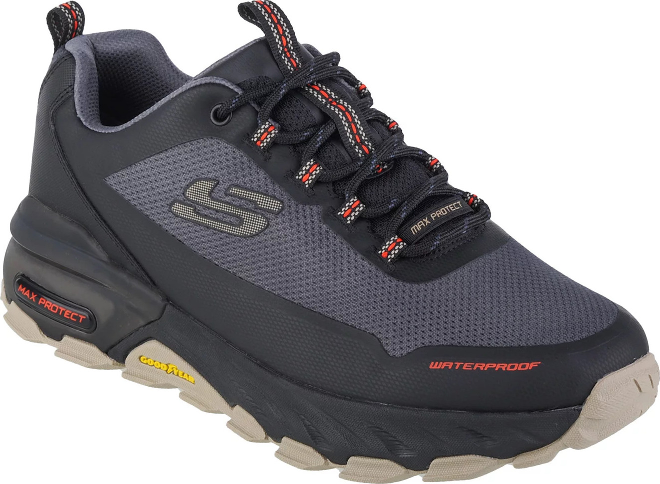 ČERNÉ PÁNSKÉ TENISKY SKECHERS MAX PROTECT - FAST TRACK 237304-BKMT Velikost: 43