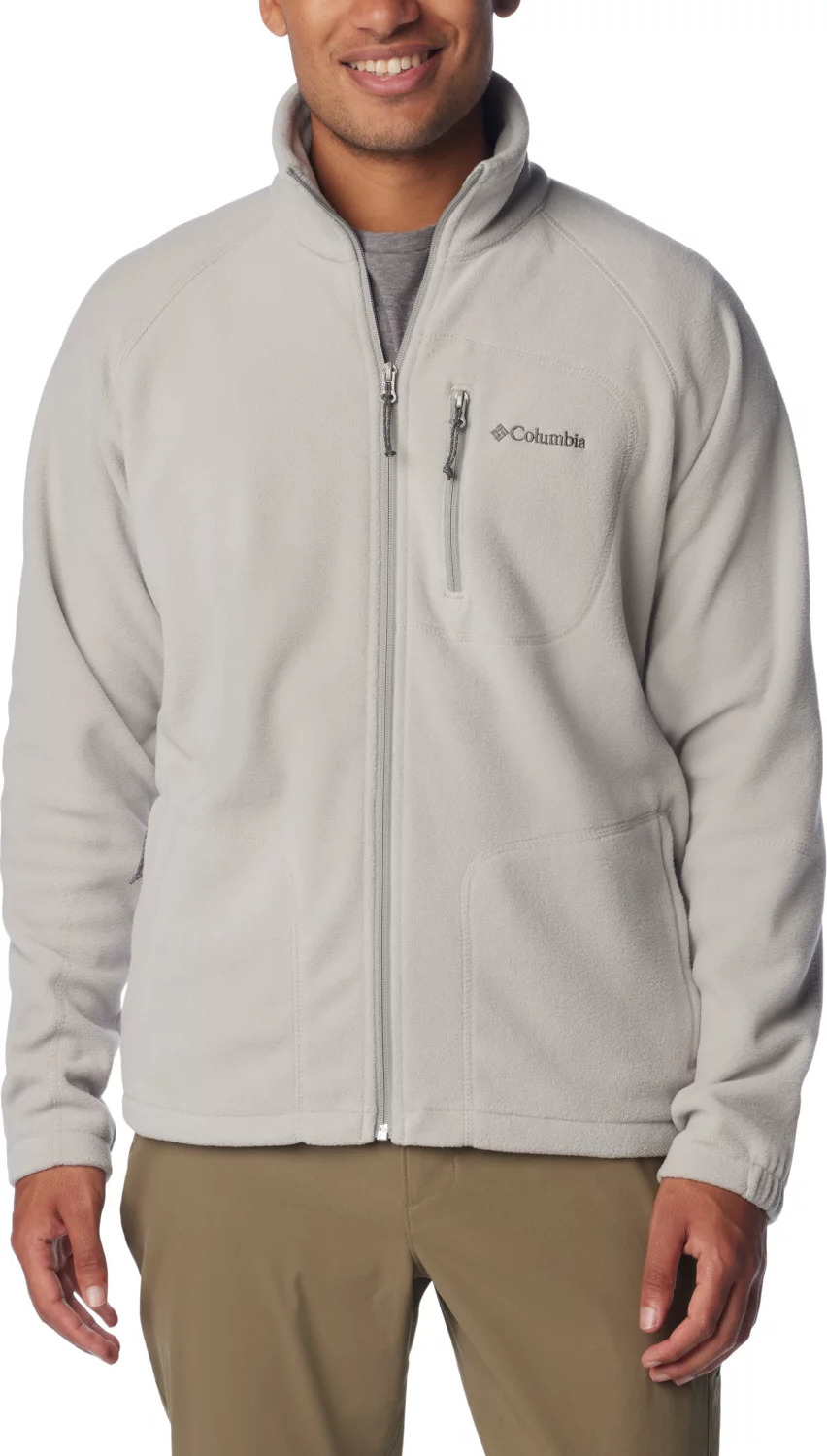 SVĚTLE ŠEDÁ SPORTOVNÍ FLEECOVÁ MIKINA COLUMBIA FAST TREK II FULL ZIP FLEECE 1420421027 Velikost: L