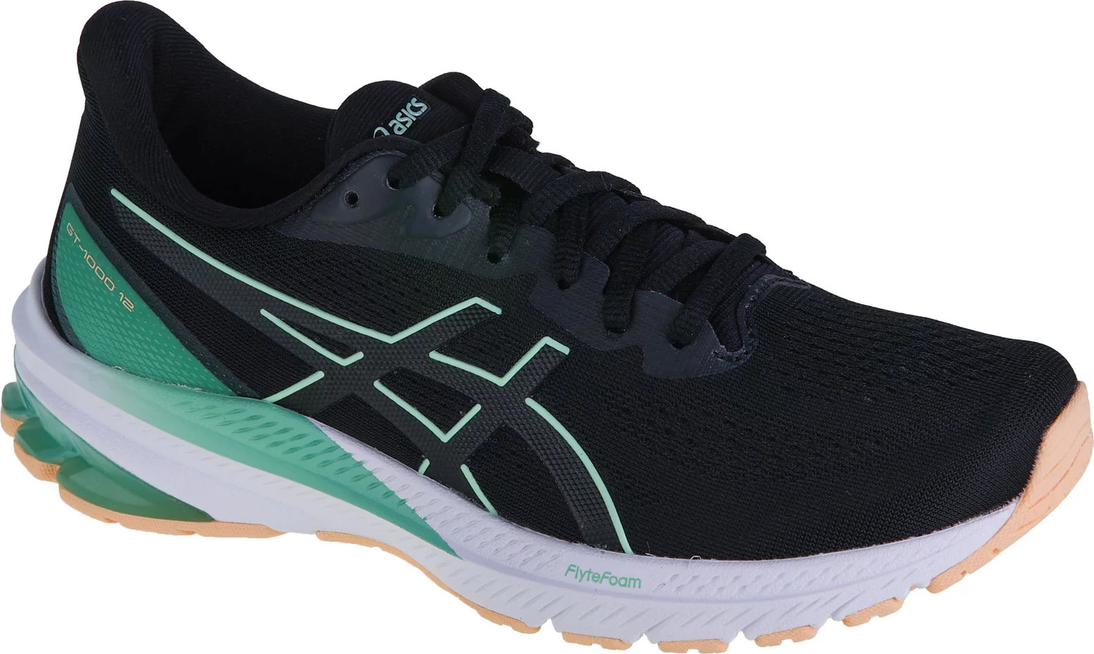 ČERNÉ DÁMSKÉ BĚŽECKÉ TENISKY ASICS GT-1000 12 1012B450-006 Velikost: 40