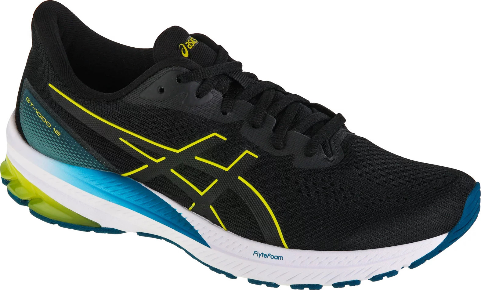 ČERNÉ PÁNSKÉ BĚŽECKÉ TENISKY ASICS GT-1000 12 1011B631-005 Velikost: 45