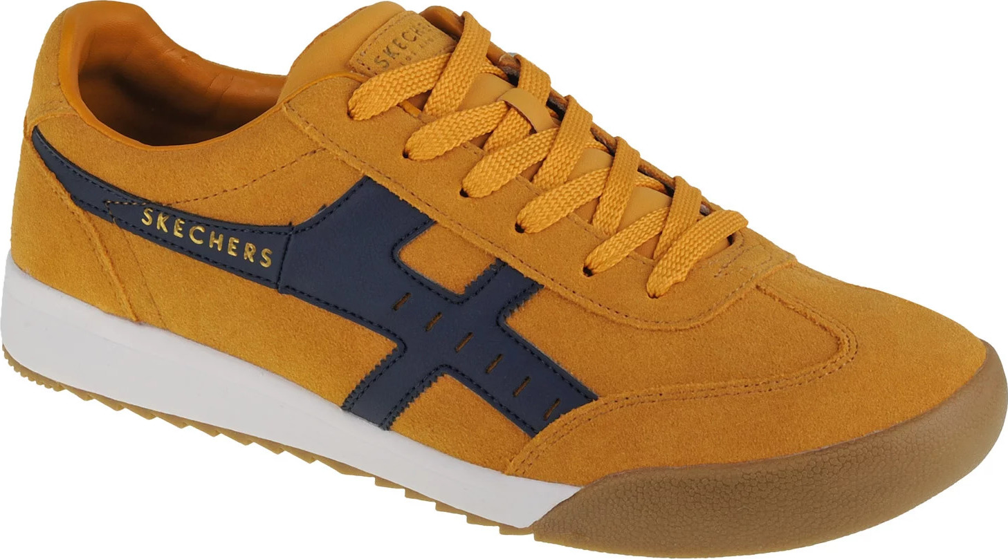 HOŘČICOVÉ PÁNSKÉ TENISKY SKECHERS ZINGER-MANCHEGO 237351-GLD Velikost: 46