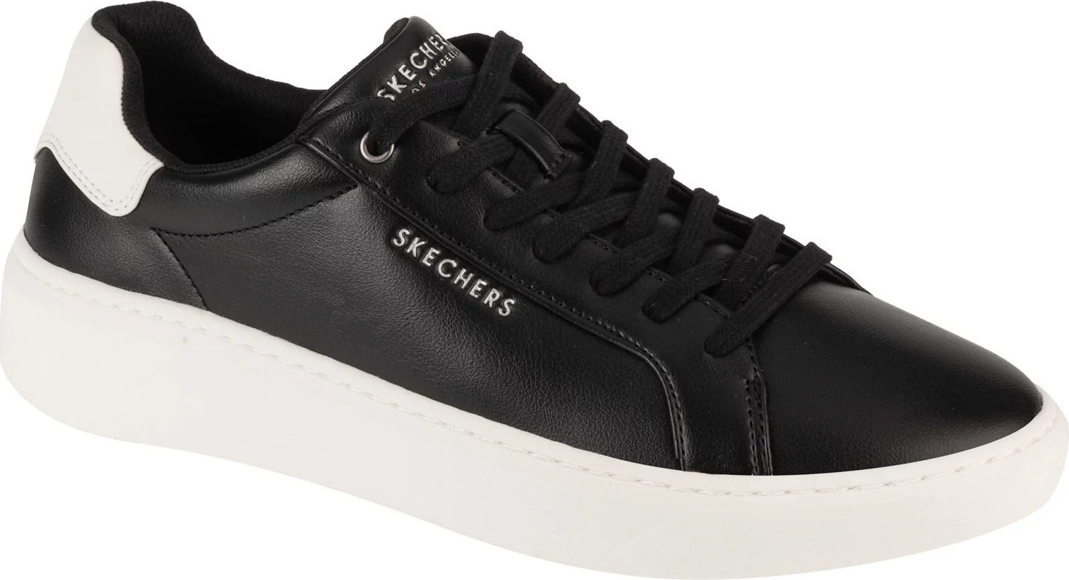 ČERNÉ PÁNSKÉ STYLOVÉ TENISKY SKECHERS COURT BREAK - SUIT SNEAKER 183175-BLK Velikost: 42.5