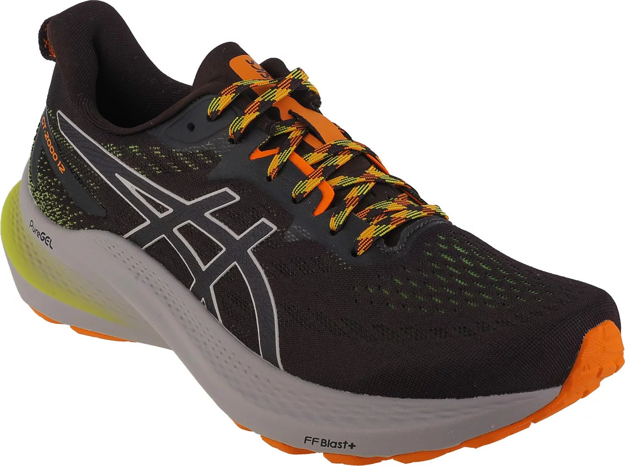 ČERNÉ PÁNSKÉ BĚŽECKÉ TENISKY ASICS GT-2000 12 TR 1011B775-200 Velikost: 46