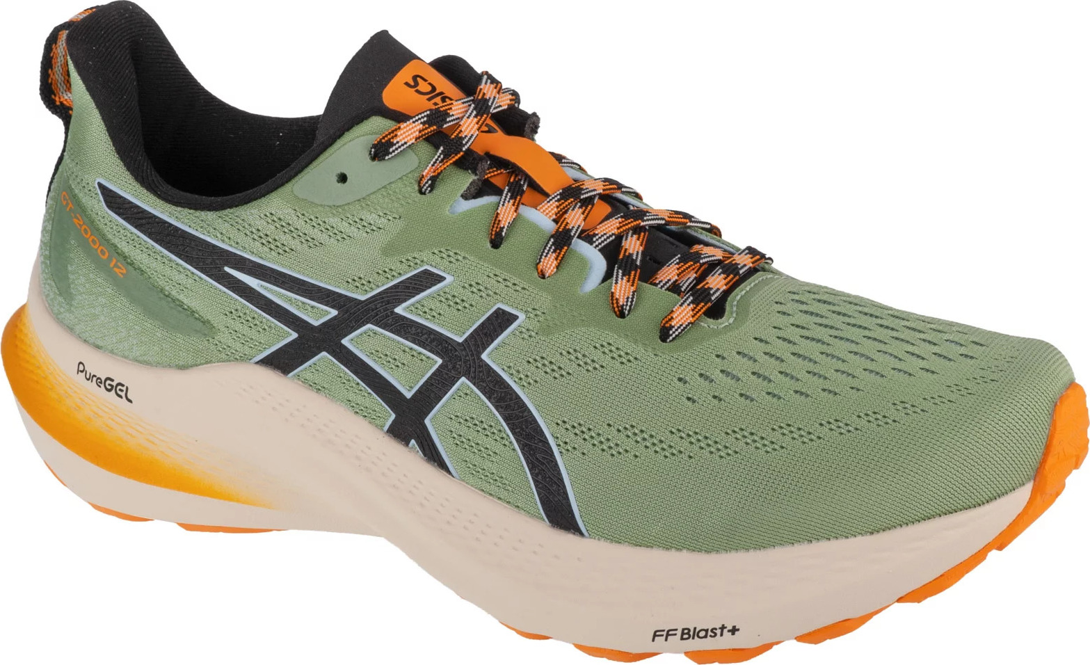 PÁNSKÉ KHAKI BĚŽECKÉ TENISKY ASICS GT-2000 12 TR 1011B775-250 Velikost: 44