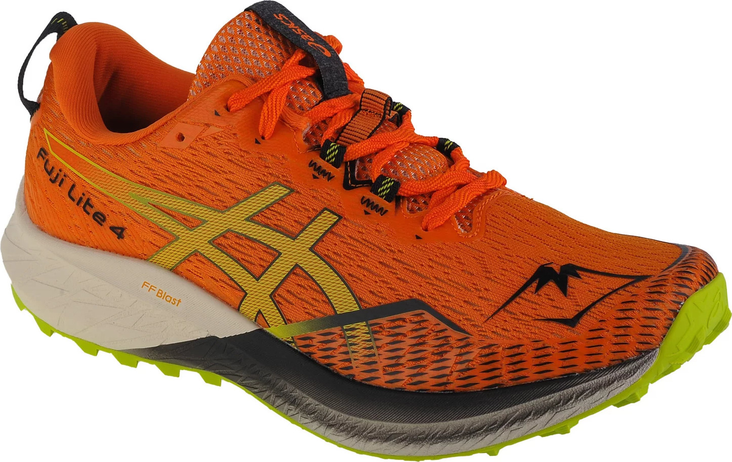 ORANŽOVÉ BĚŽECKÉ BOTY ASICS FUJI LITE 4 1011B698-800 Velikost: 45