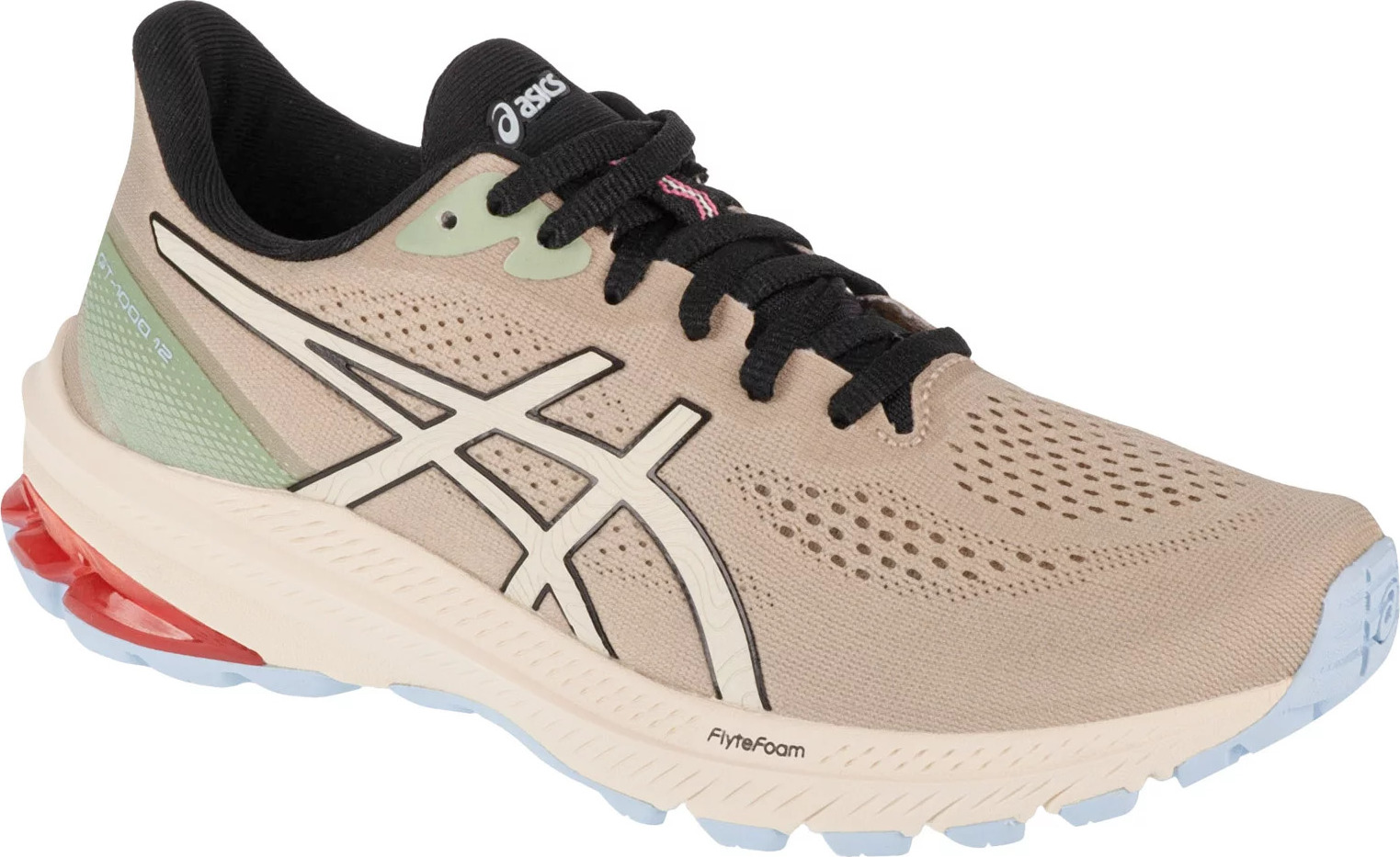 BÉŽOVÉ BĚŽECKÉ TENISKY ASICS GT-1000 12 TR 1012B575-250 Velikost: 40.5