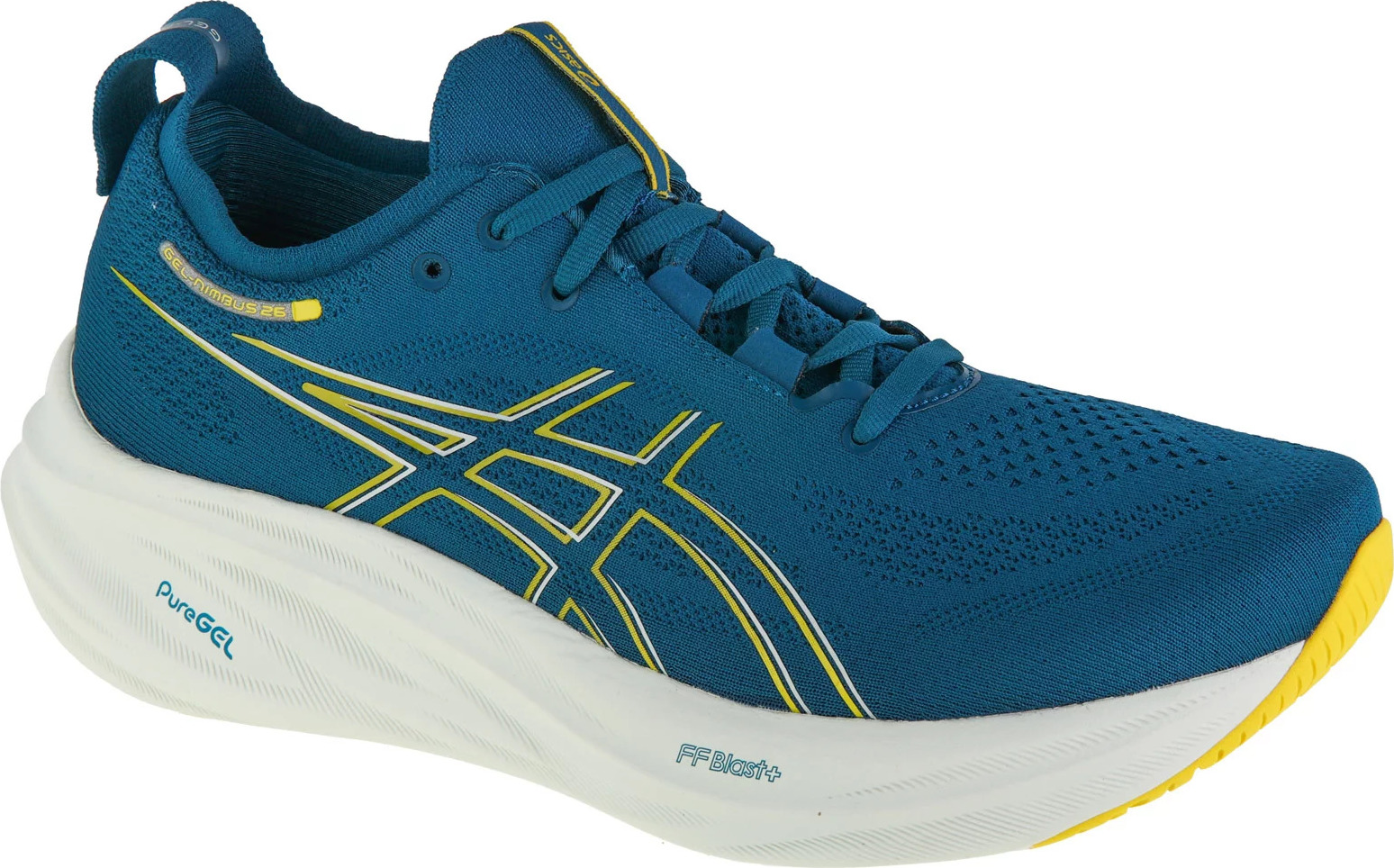 MODRÉ PÁNSKÉ BĚŽECKÉ BOTY ASICS GEL-NIMBUS 26 1011B794-402 Velikost: 44.5