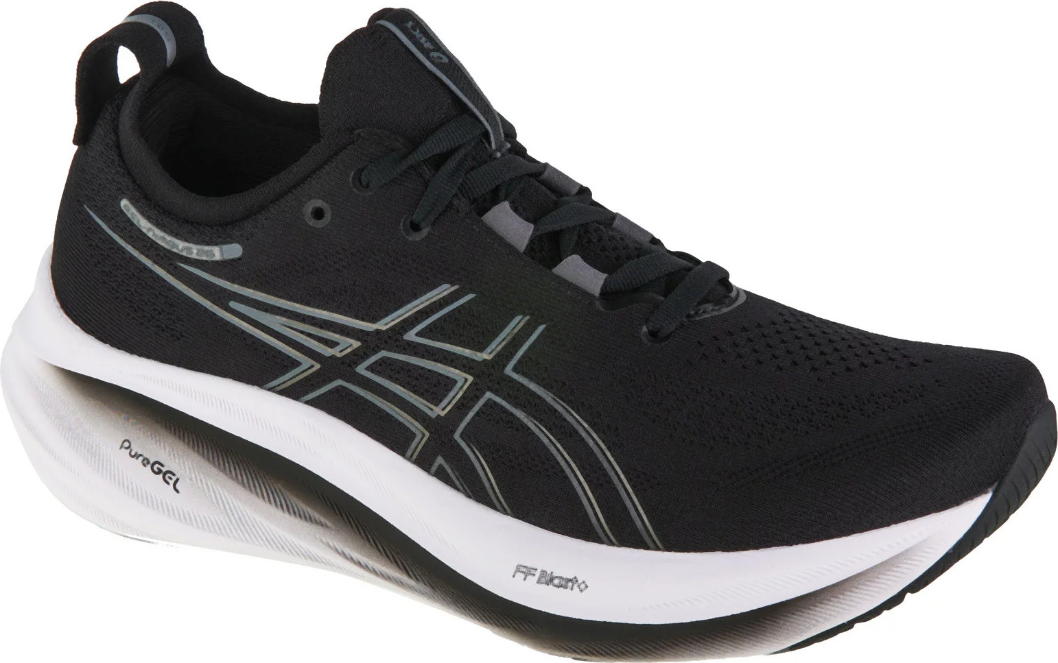 ČERNÉ PÁNSKÉ BĚŽECKÉ BOTY ASICS GEL-NIMBUS 26 1011B794-001 Velikost: 42.5