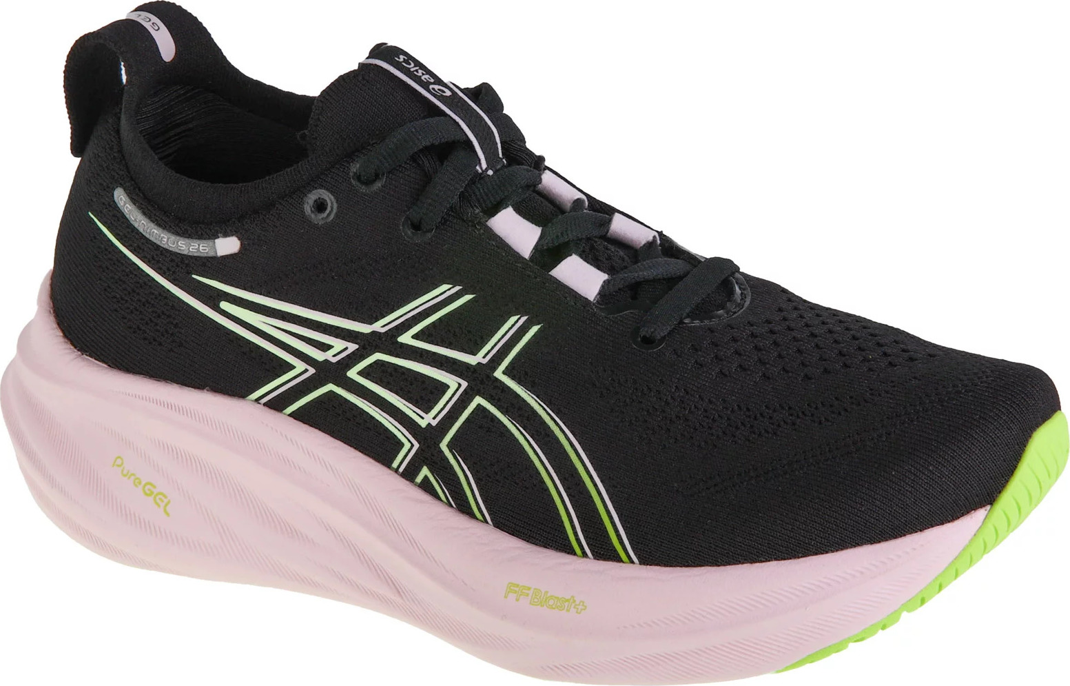 ČERNÉ BĚŽECKÉ TENISKY ASICS GEL-NIMBUS 26 1012B601-004 Velikost: 40.5