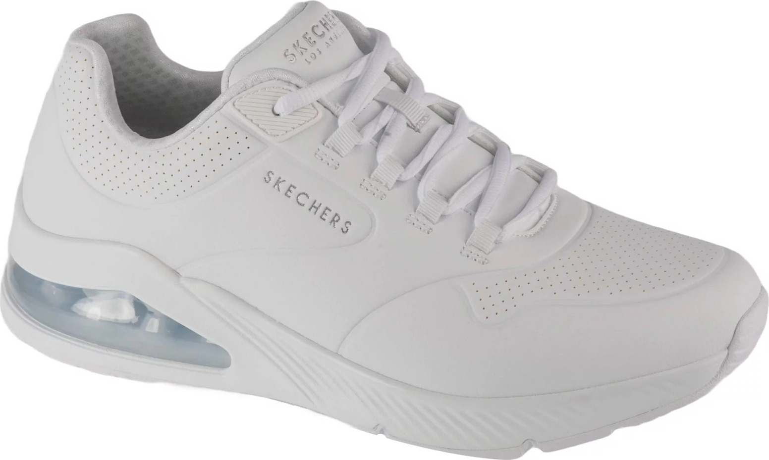 BÍLÉ PÁNSKÉ TENISKY SKECHERS UNO 2 - AIR AROUND YOU 232181-WHT Velikost: 42.5