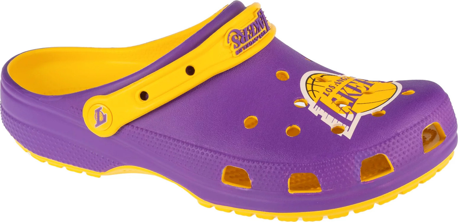 FIALOVÉ PÁNSKÉ NAZOUVÁKY CROCS CLASSIC NBA LA LAKERS CLOG 208650-75Y Velikost: 48/49