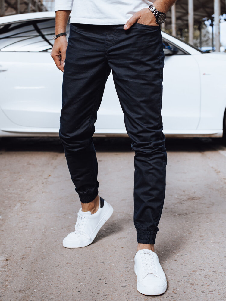 TMAVĚ MODRÉ JOGGER DŽÍNY UX4190 Velikost: 32