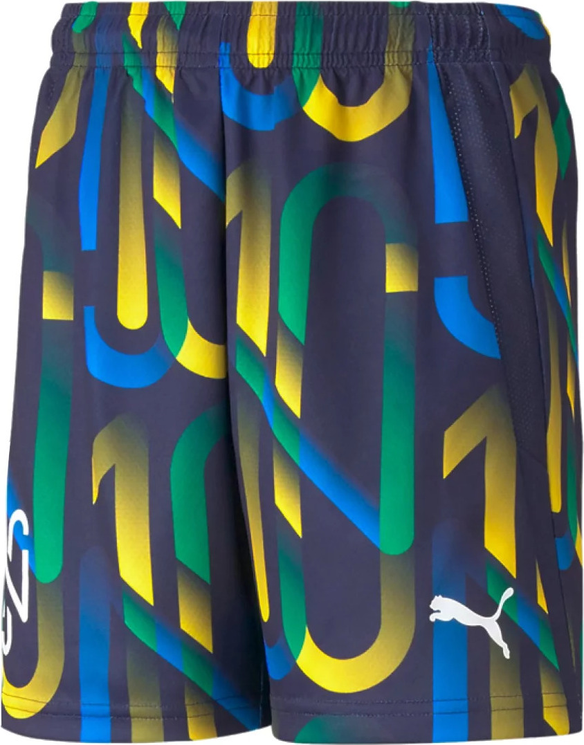 BAREVNÉ CHLAPECKÉ ŠORTKY PUMA NEYMAR JR FUTURE PRINTED SHORT 605541-06 Velikost: 140