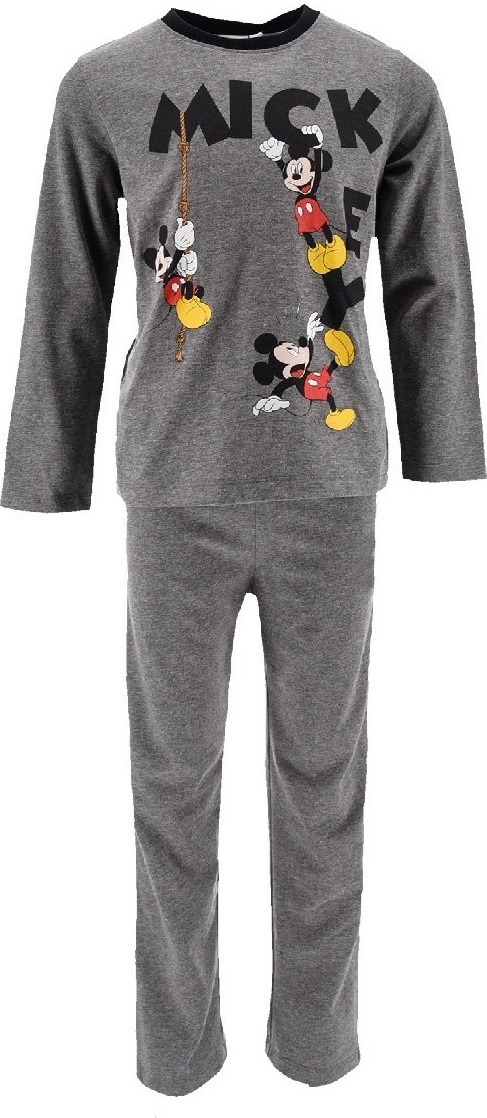 ŠEDÉ DLOUHÉ CHLAPECKÉ PYŽAMO MICKEY DISNEY Velikost: 128