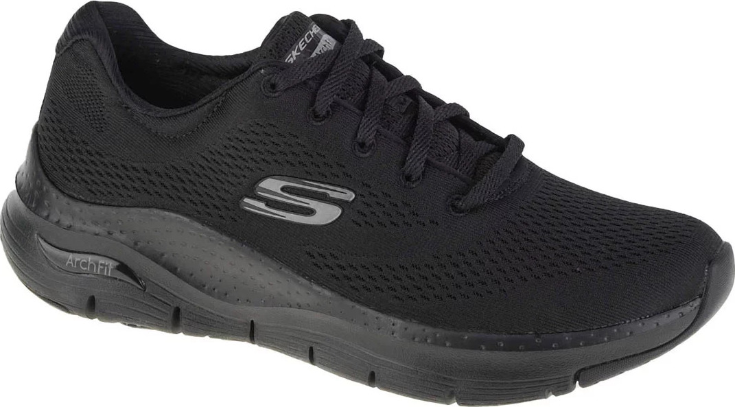 ČERNÉ DÁMSKÉ TENISKY SKECHERS ARCH FIT-BIG APPEAL 149057-BBK Velikost: 37