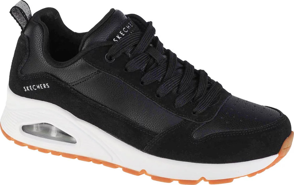 ČERNÉ DÁMSKÉ TENISKY SKECHERS UNO-SOLID AIR 155132-BLK Velikost: 38