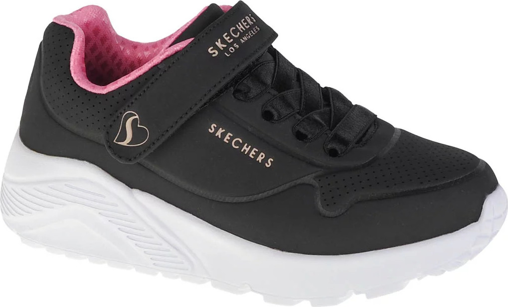 ČERNÉ DÍVČÍ TENISKY SKECHERS UNO LITE 310451L-BKRG Velikost: 32