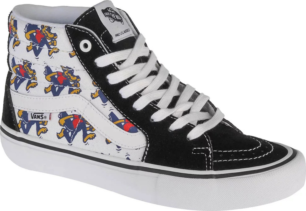 VZOROVANÉ DÁMSKÉ TENISKY VANS SKATE WOLF SK8 HI PRO VN0A45JD11Z Velikost: 36.5