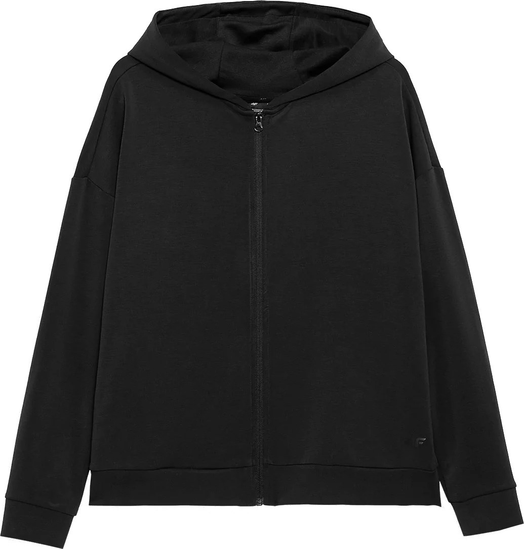 ČERNÁ MIKINA S KAPUCÍ 4F WOMEN\'S HOODIE H4L22-BLD027-20S Velikost: L