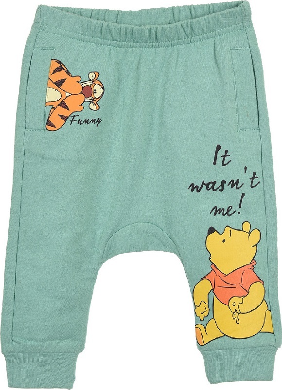 ZELENÉ KOJENECKÉ TEPLÁKY WINNIE THE POOH Velikost: 67