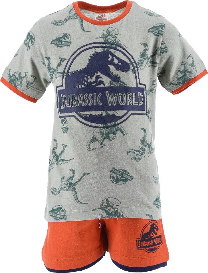 ZELENO-ORANŽOVÝ CHLAPECKÝ SET JURASSIC WORLD Velikost: 98