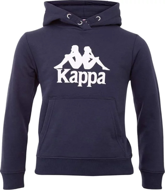 TMAVĚ MODRÁ MIKINA KAPPA TAINO KIDS HOODIE 705322J-821 Velikost: 140