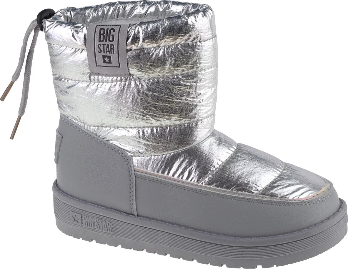 STŘÍBRNÉ DÍVČÍ SNĚHULE BIG STAR KID\'S SHOES KK374218 Velikost: 33