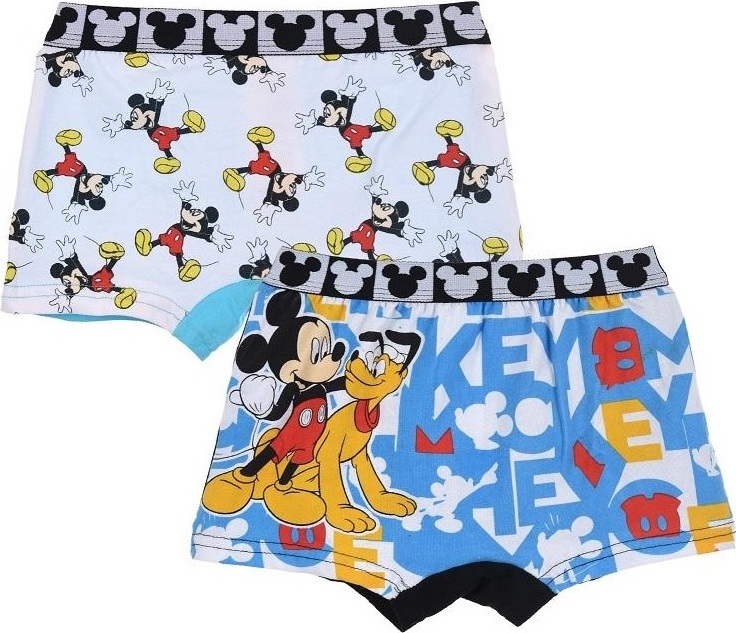 SET 2KS SPODNÍHO PRÁDLA MICKEY DISNEY - MODRÁ/BÍLÁ Velikost: 116/128