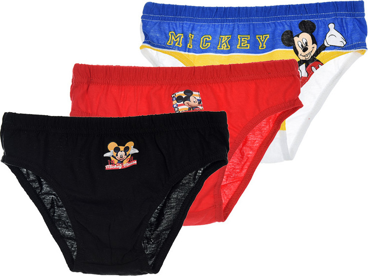 MICKEY MOUSE CHLAPECKÉ SLIPY 3 PACK Velikost: 116/128