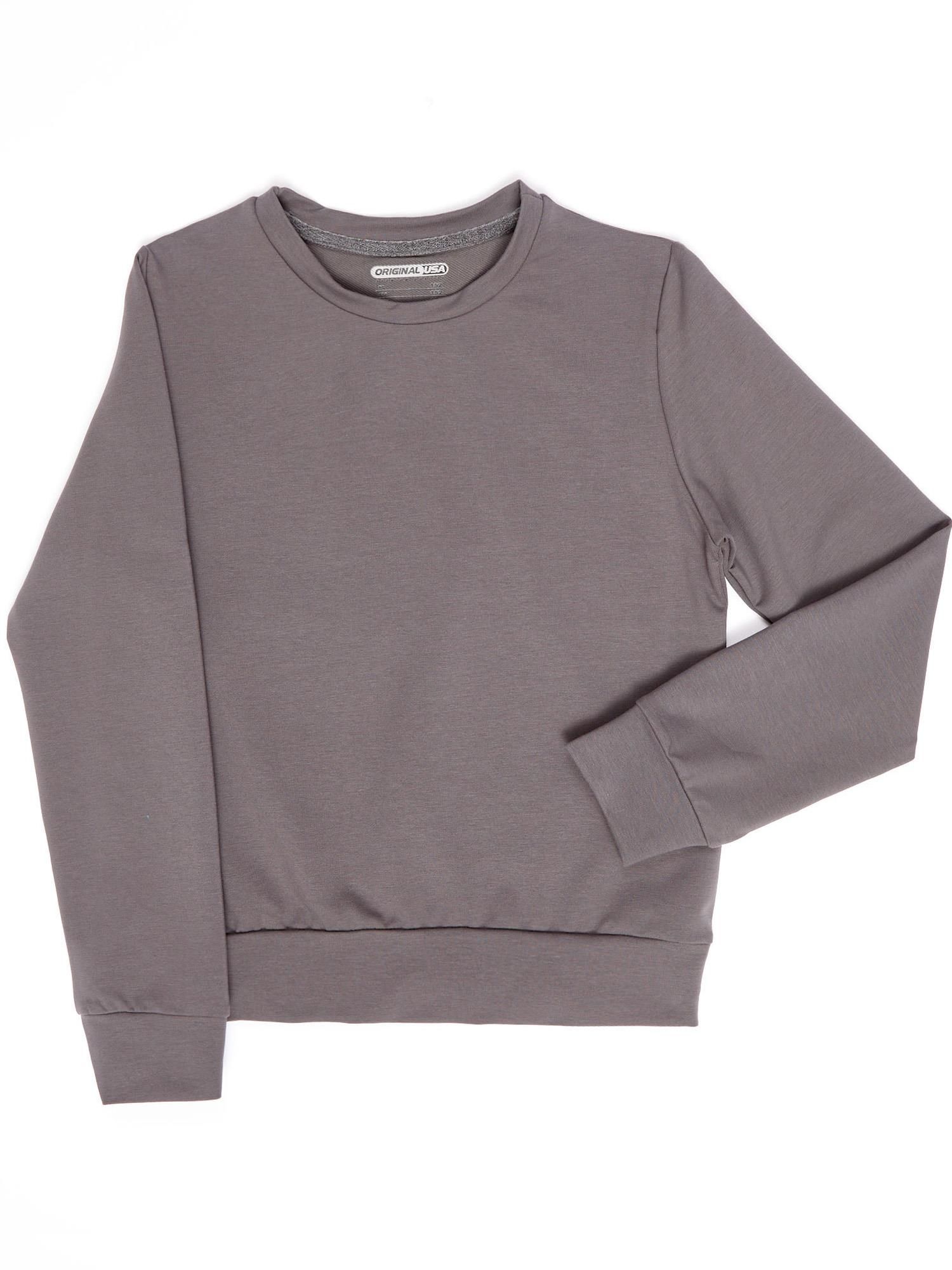 DĚTSKÁ TMAVĚ SIVÁ MIKINA 78-BL-003.00-DARK GRAY Velikost: 158