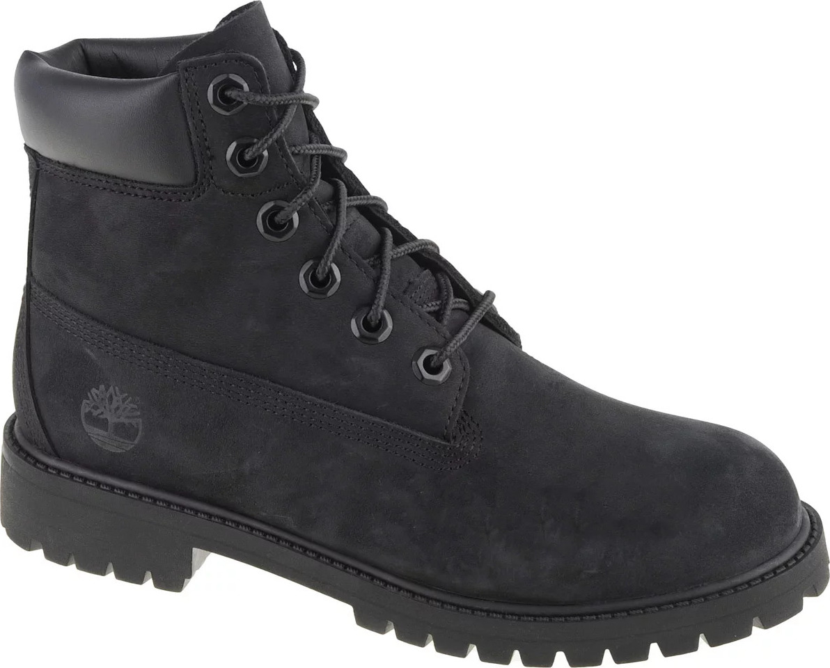 ČERNÉ CHLAPECKÉ BOTY TIMBERLAND PREMIUM 6 IN WP BOOT JR 012907 Velikost: 38