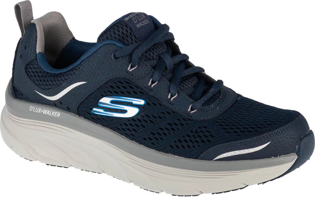 TMAVĚ MODRÉ PÁNSKÉ TENISKY SKECHERS D\'LUX WALKER 232044-NVGY Velikost: 42