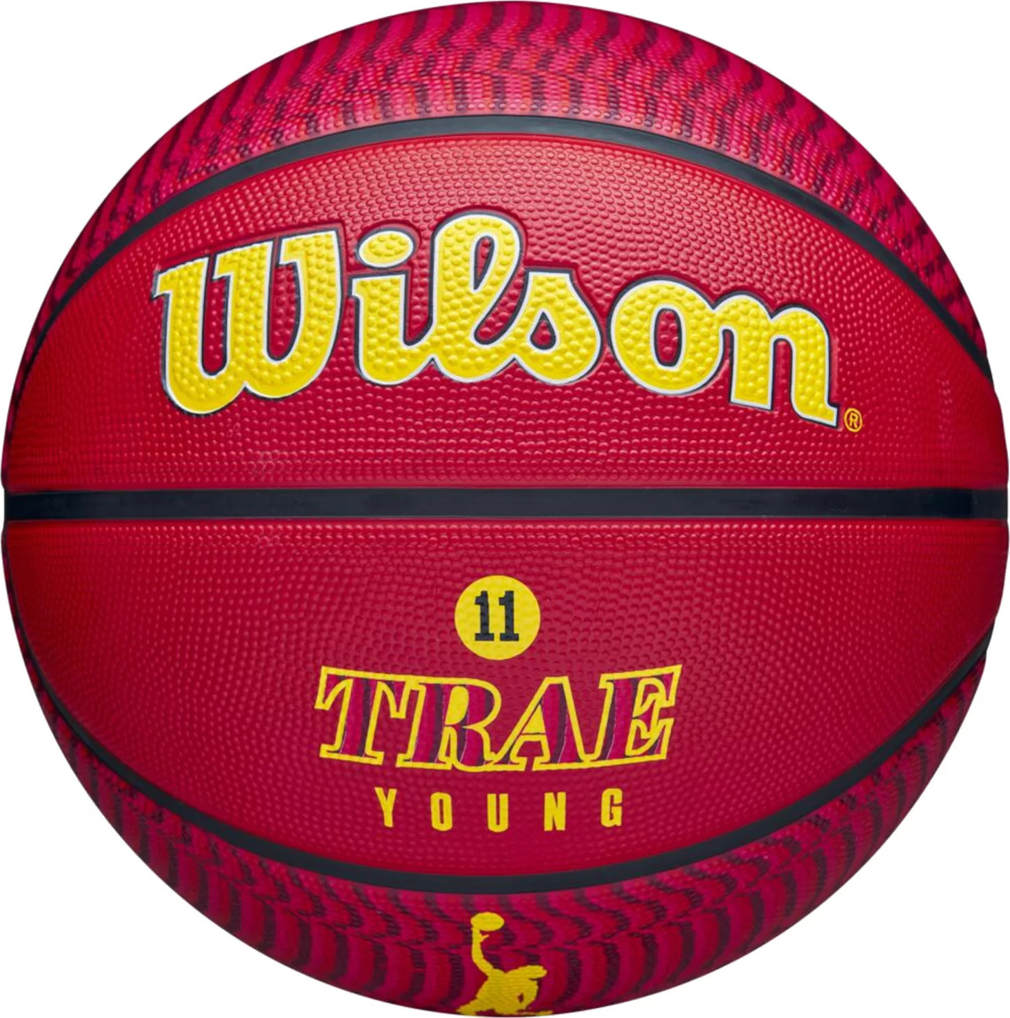 BASKETBALOVÝ MÍČ WILSON NBA PLAYER ICON TRAE YOUNG OUTDOOR BALL WZ4013201XB Velikost: 7