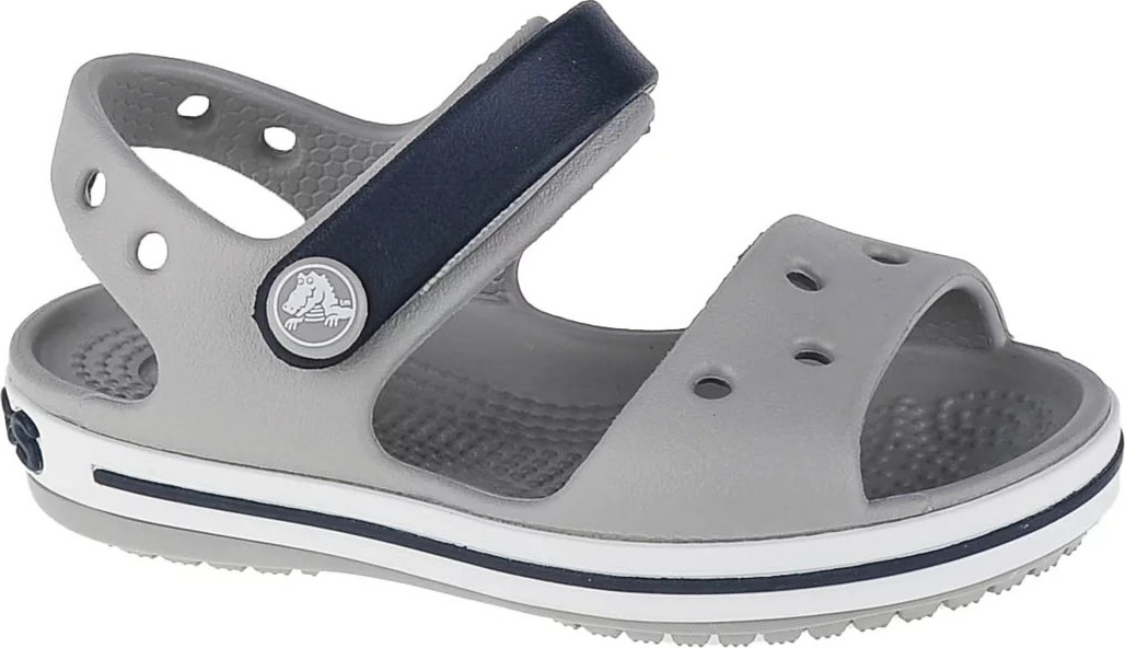 ŠEDÉ SANDÁLY CROCS CROCBAND SANDAL KIDS 12856-01U Velikost: 32/33