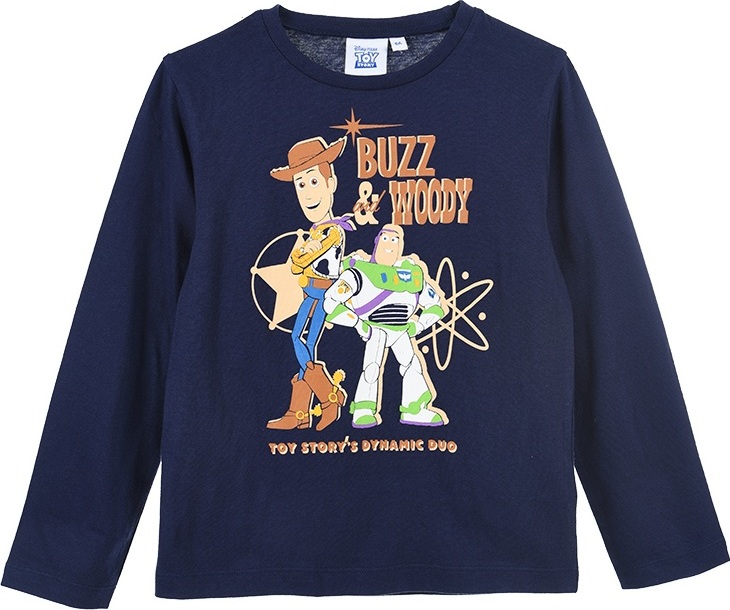 TMAVĚ MODRÉ DLOUHÉ TRIČKO DISNEY PIXAR TOY STORY Velikost: 98