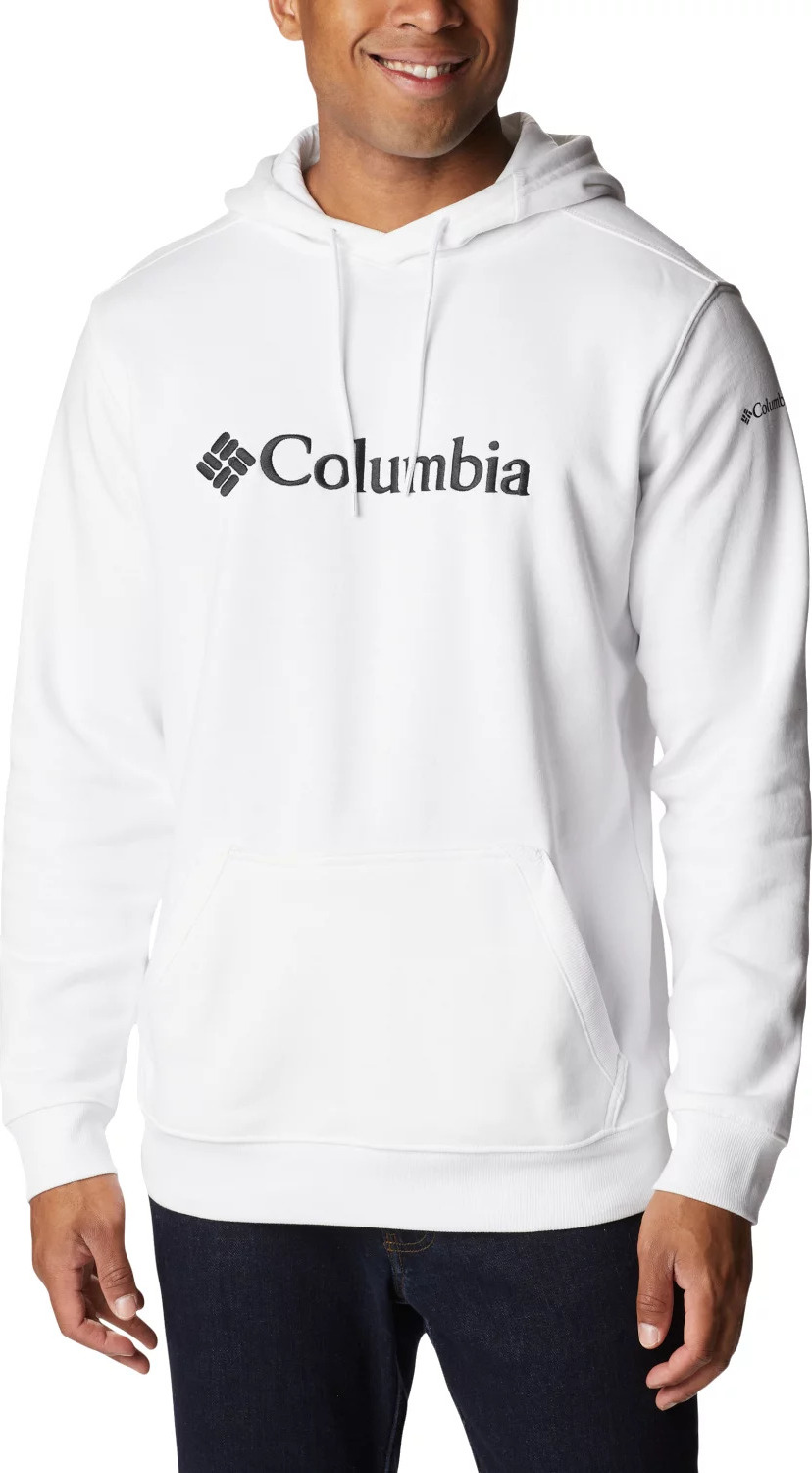 BÍLÁ MIKINA S KAPUCÍ COLUMBIA CSC BASIC LOGO II HOODIE 1681664106 Velikost: L