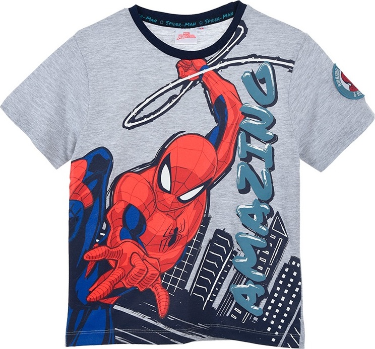 ŠEDÉ CHLAPECKÉ TRIČKO SPIDER-MAN Velikost: 98