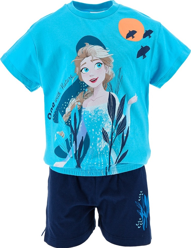 MODRÁ DÍVČÍ SOUPRAVA DISNEY FROZEN Velikost: 128