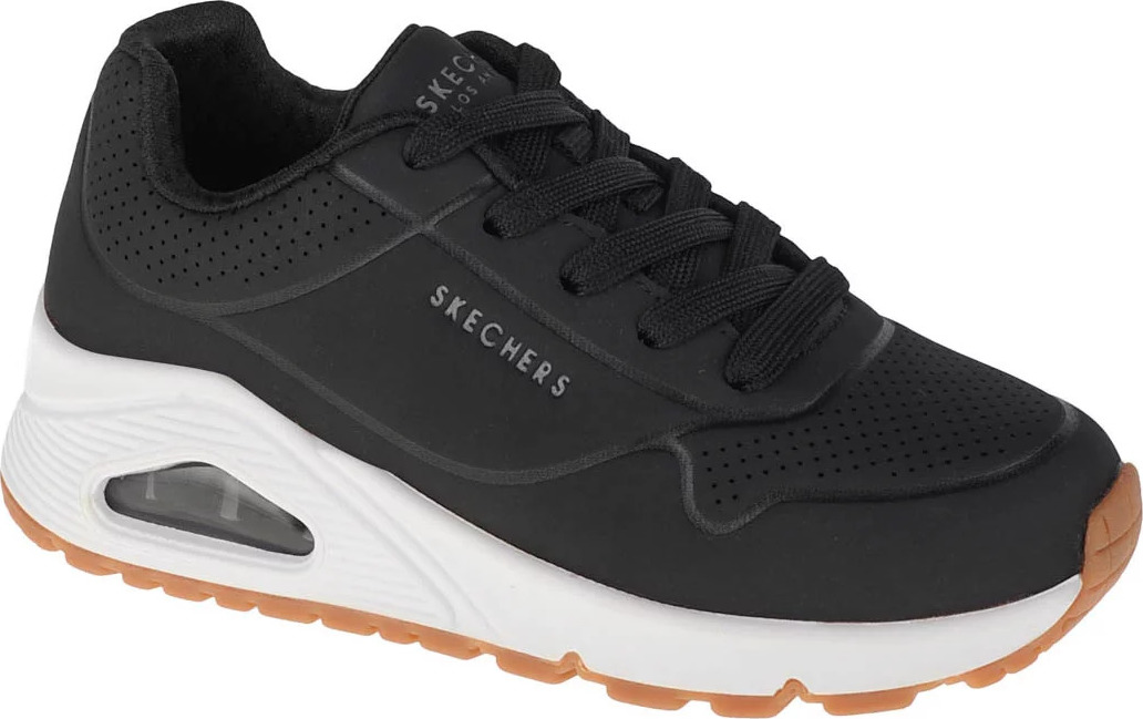 ČERNÉ DÍVČÍ TENISKY SKECHERS UNO STAND ON AIR 310024L-BLK Velikost: 31