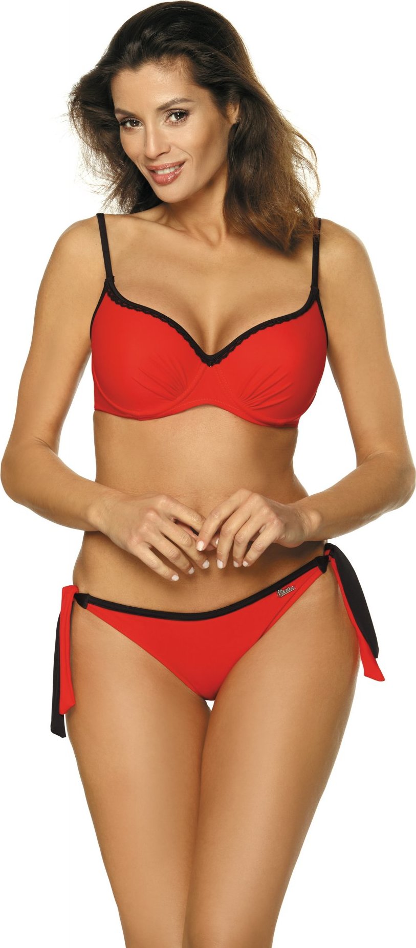 ČERVENÉ PUSH-UP BIKINY CAMILLA REDCOAT M-489 (3) Velikost: S