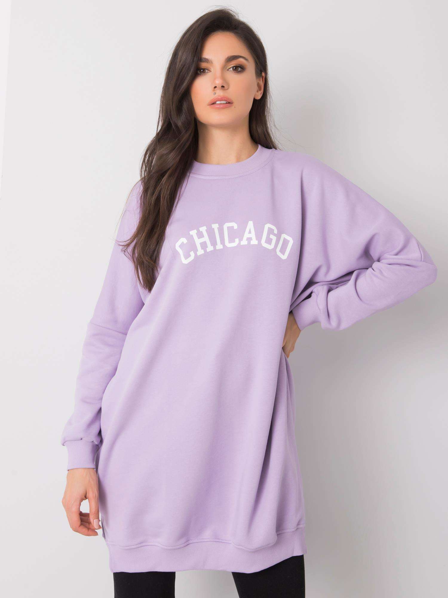 SVETLO FIALOVÁ DÁMSKA TUNIKA CHICAGO RV-TU-6675.98-PURPLE Veľkosť: S/M