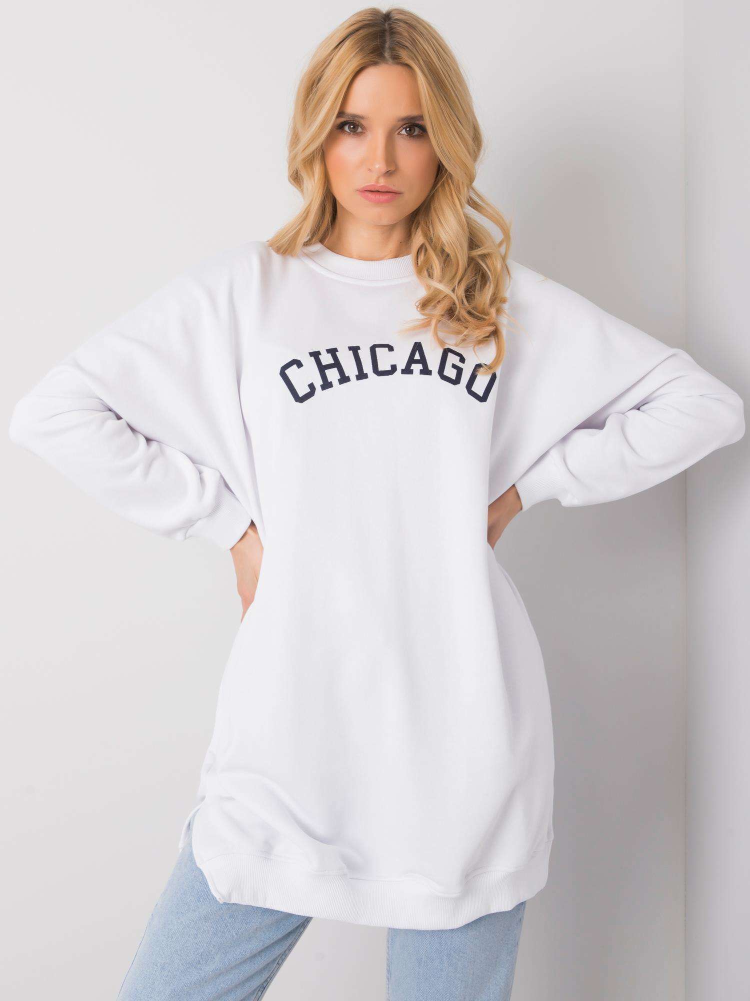 BIELA DÁMSKA TUNIKA CHICAGO RV-TU-6675.98-WHITE Veľkosť: L/XL