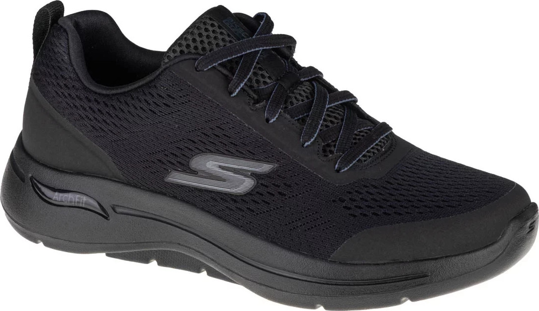 ČIERNE PÁNSKE TENISKY SKECHERS GO WALK ARCH FIT 216116-BBK Veľkosť: 44